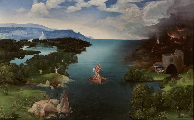 PATENIER, Joachim Landscape with Charon's Bark (mk08)